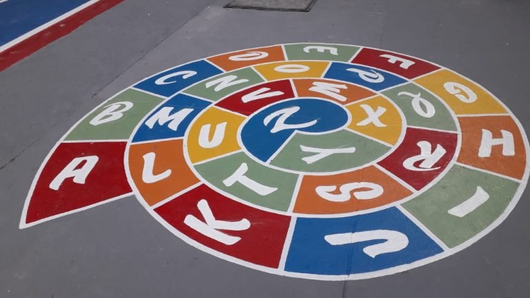 Demarcação Alfabeto Escola Infantil