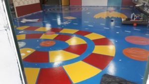 Demarcação Pátio Escola Infantil