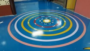 Pintura de Piso de Creche