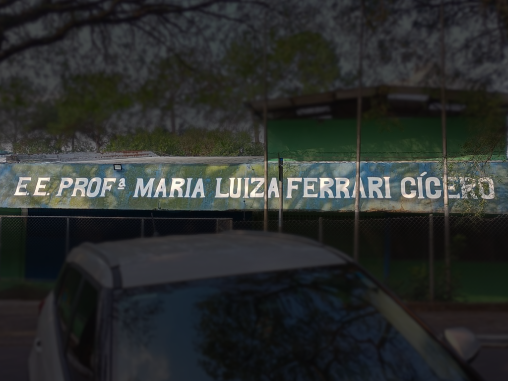 Letreiro Escola Depois