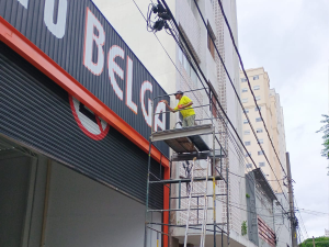 Pintura Fachada de Aço