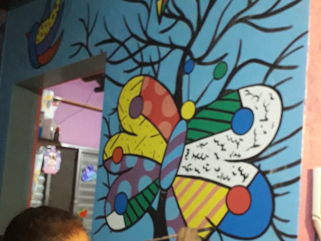 Pintura Desenho Infantil Parede