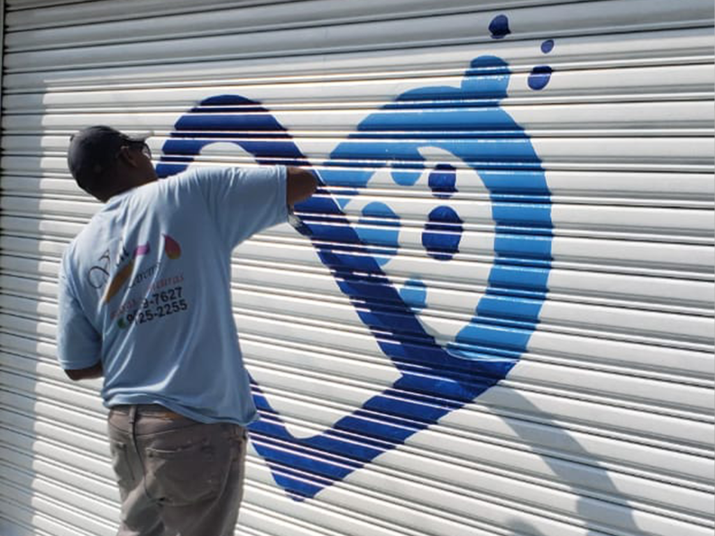 Pintura Fachada Portão Aço