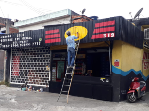 Pintura Letreiros Adega