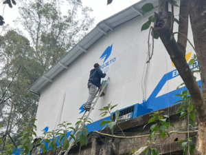 Pintura Projeto Uirapuru Exterior Processo
